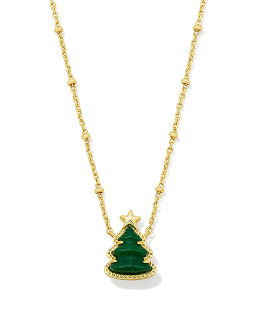 Kendra Scott Holiday Tree Short Pendant Necklace