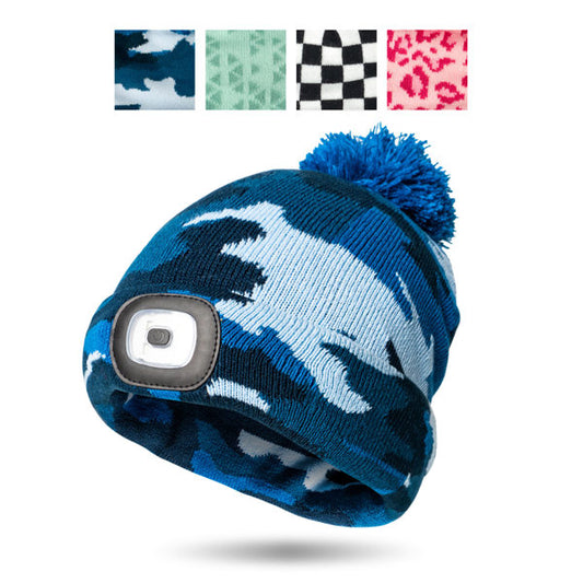 Night Owl Kid's Hide and Seek Rechargebale LED Beanie by Night Scope