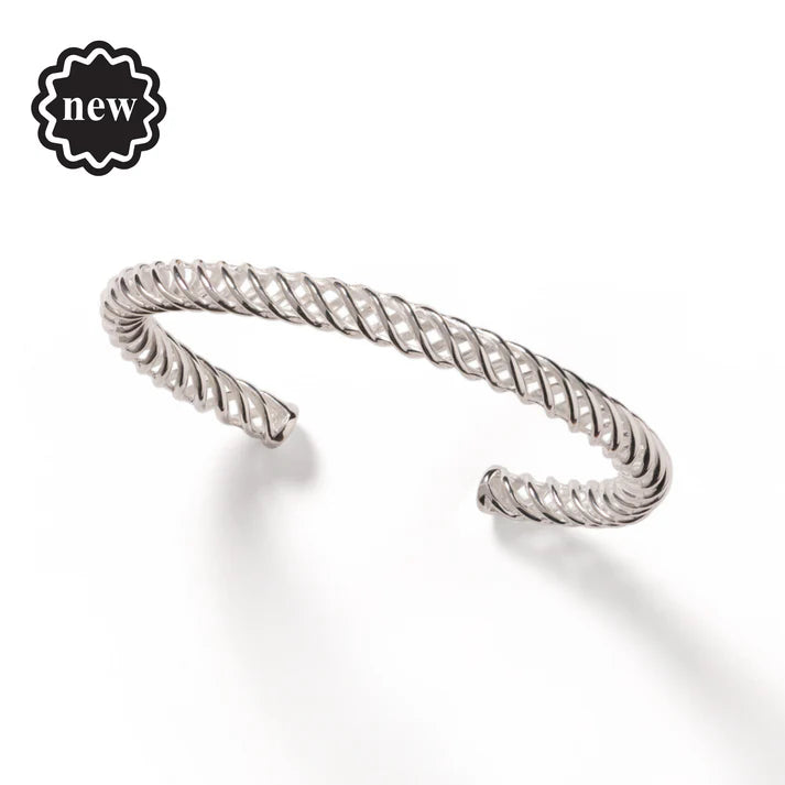 Southern Gates Spiral Basket Cuff