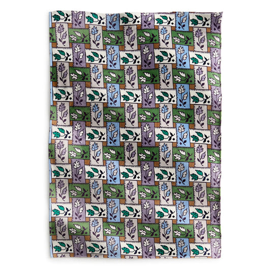 Vera Bradley Plush Throw Blanket Ribbon Plaid