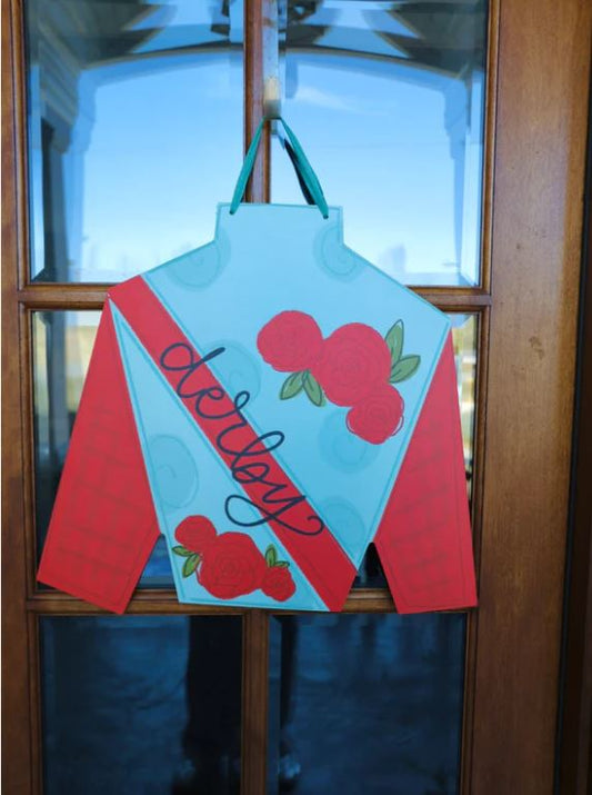 Doodles by Rebekah Derby Silk Doorhanger