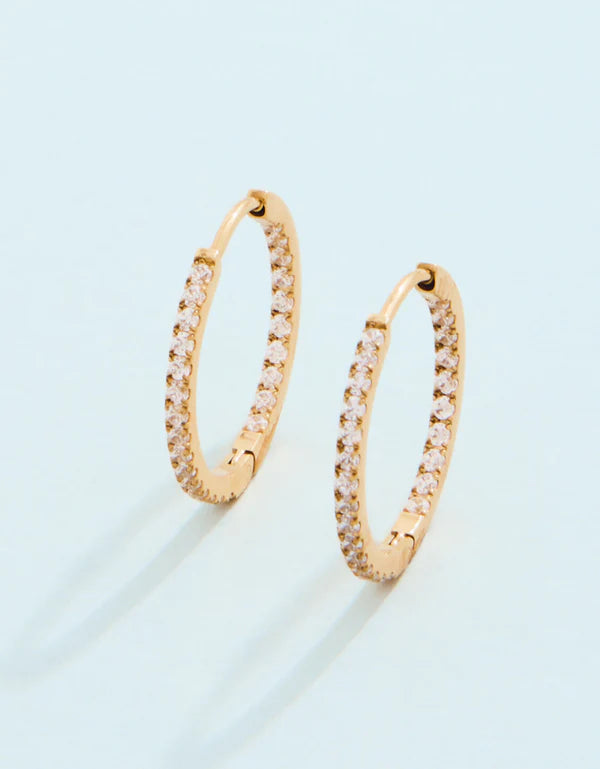 Spartina Sunrise Hoop Earrings 20mm