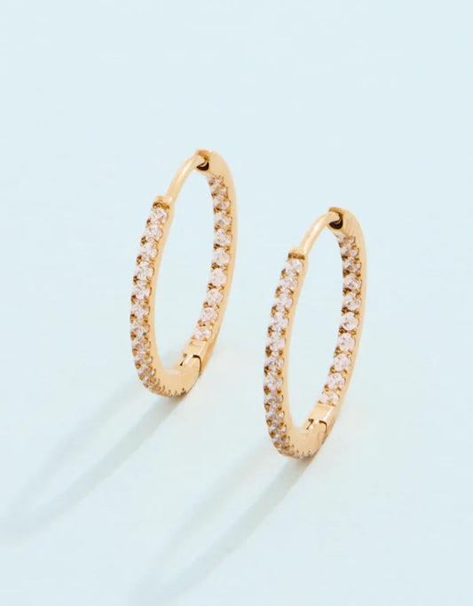 Spartina Sunrise Hoop Earrings 20mm