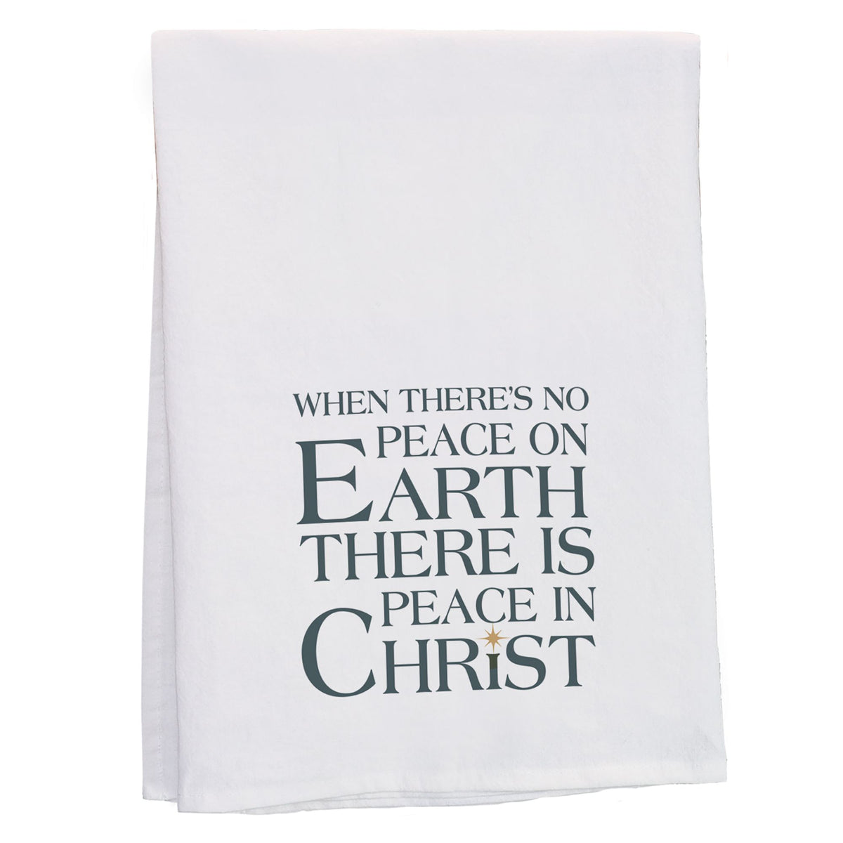 "Peace on Earth" Cotton Tea Towel