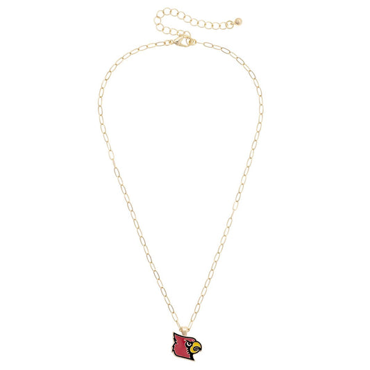 Louisville Cardinals Logo Intaglio Necklace
